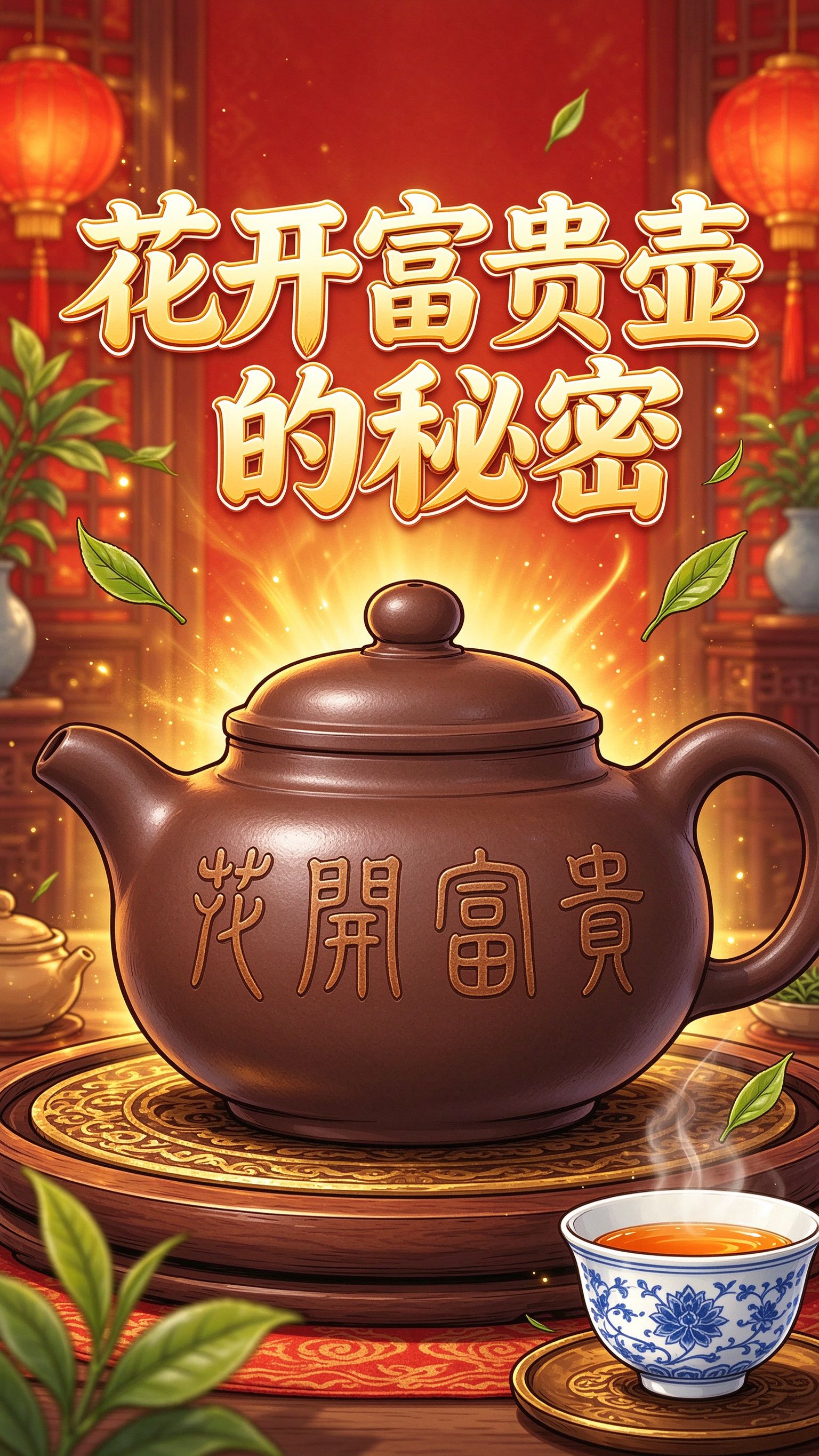 花开富贵壶封面